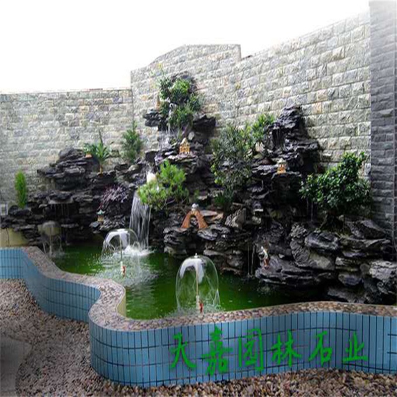 荔浦小庭院水景设计